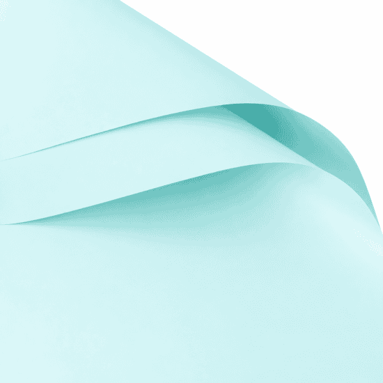 Folia florystyczna PREMIUM | 20 arkuszy | 58x58 cm | Kolor 0709 Aqua Bay