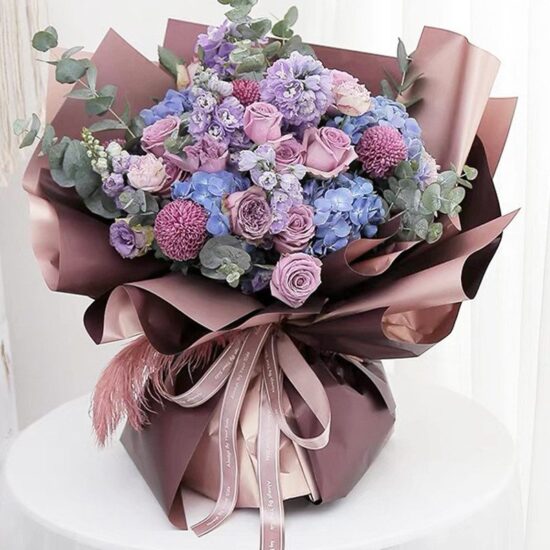 Folia florystyczna PREMIUM | 20 arkuszy | 58x58 cm | Kolor 3709 - obrazek 2