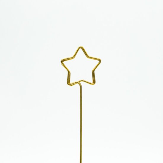 Pik okolicznościowy | TOPPER | 10szt. | 34 cm | gwiazdka | wzór 02