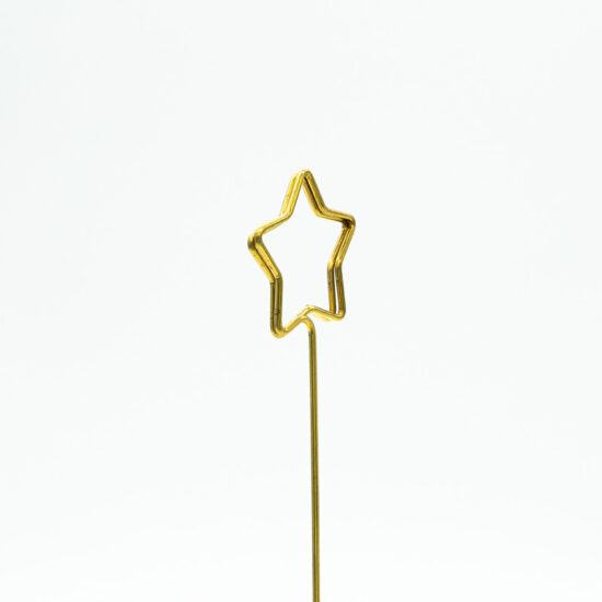 Pik okolicznościowy | TOPPER | 10szt. | 34 cm | gwiazdka | wzór 02 - obrazek 2